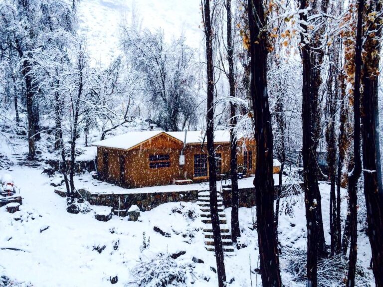 Cabañas el portal nieve